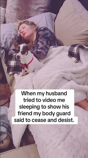 @majellove: Don’t try to video me sleeping! #dog #doglover