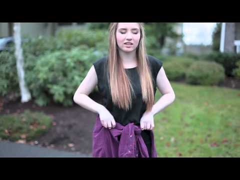 3 Ways to Style a Flannel Shirt (TIE AROUND THE WAIST 90'S TREND)