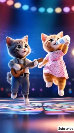 Cat Dance Video 🤣🙀#shorts #kittendance #kittenrescue #catdance #animaldance