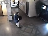 Thief caught on camera stealing a painting from a church