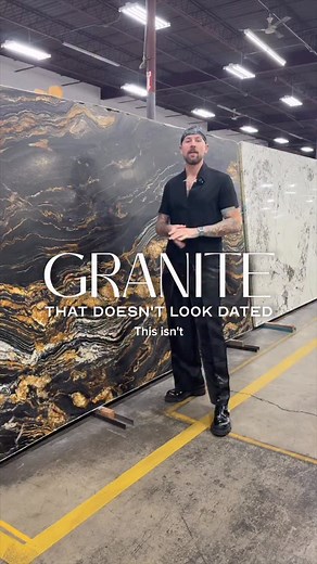 Granite often gets a bad reputation because it was so commonly used in kitchens years ago, but not all granite is created equal. While it’s best known for its speckled pattern and incredible durability, there are stunning varieties that offer beautiful movement and depth. If you’re looking for a natural stone that feels timeless yet unique, granite can absolutely deliver that without feeling dated, you just need to know where to look. Showroom: @encorestonestudio . . #granite #interiordesign #na