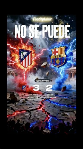 It can't be... Barça eliminated in half 💀🔵🔴 #barca #yamal #atleticomadrid #ldc #football #react