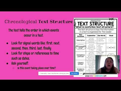 Text Structure Mini-Lesson RI.3.8