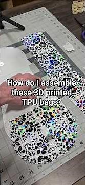 How do I sew up this large 3D printed TPU foldover bag?