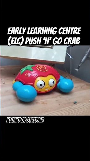 Early Learning Centre (ELC) Push 'n' Go Crab Toy