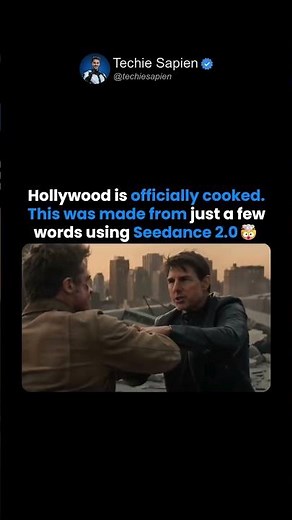 Hollywood-Level Video Generated Entirely by AI Using Just Text Prompts Using Seedance 2.0🤯