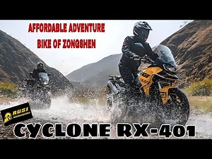 Affordable Adventure bike of Zongshen Rusi Cyclone RX-401