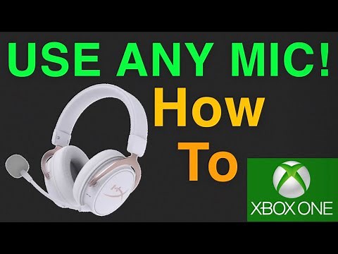 XBOX ONE HOW TO USE ANY TYPE OF MIC HEADPHONE HEADSET!