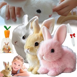 Midasn Realistic Bunny, Bunnypal - Petsboro Bunnypal, Zynco Bunby - My Realistic Bunny Toy, Interactive Stuffed Animal Rabbit Toy That Moves, Jumping, Twitching, and Shaking Ears (3pcs) - Walmart.ca