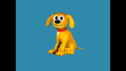 WinXP 黄色抽象狗Rover 全部待机动画