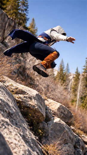 Parkour action inspired by Assassin’s Creed movement