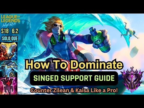 Wild Rift – Singed Support Guide 2025 | How To Dominate | Build, Runes & Gameplay