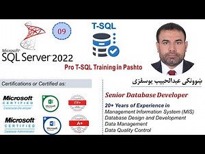 09. Introduction to - Pro T-SQL Training in Pashto