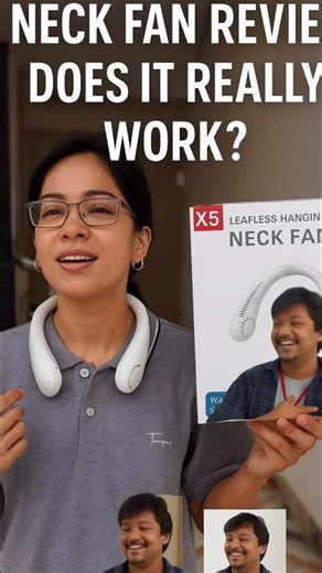 Neck fan review/hands free fan is it worth it