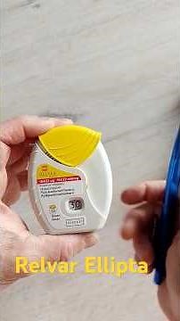 Unboxing Gebrauchsanweisung Relvar Ellipta Kortison Puder Inhalation Asthma Atem Bronchen