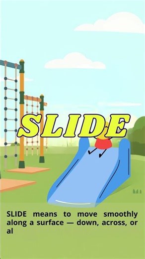 SLIDE 🛝 Learn a New Word! | Kids Vocabulary