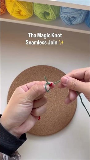 Magic Knot Seamless Join in Crochet | Yarn Join Without Knot Showing | Easy Crochet Tip