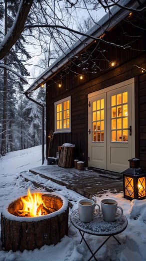Cozy Winter Scene | Beautiful Scenes & Things