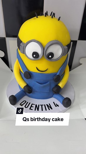 Quinton's Minion Birthday Cake - A Cool and Unique Masterpiece