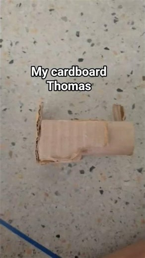 my cardboard Thomas