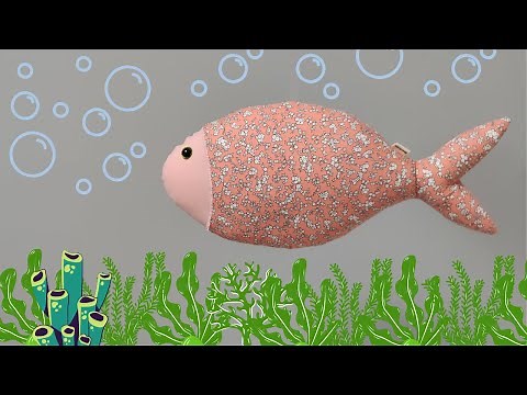 How to make a fish plushie ll 5-Day Sewing Challenge Aquatic animals