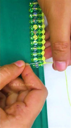 Luxury Fashion Border Lace Embroidery Design ✨ #embroidery #diynstitch #diy