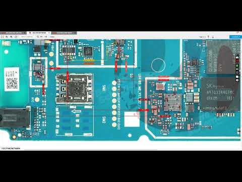 Jio F90 Network sections schematic diagram
