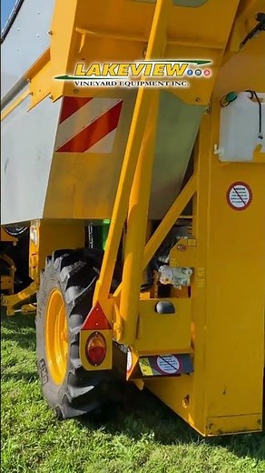 Grape Harvester in Action: Watch It Easily Pick Grapes | Gregoire Tow-Behind Grape Harvester