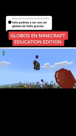 Cómo hacer un globo en Minecraft Education | Tutorial paso a paso