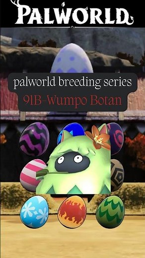 Wumpo Botan breeding | full palworld breeding series #palworld #breeding #pals