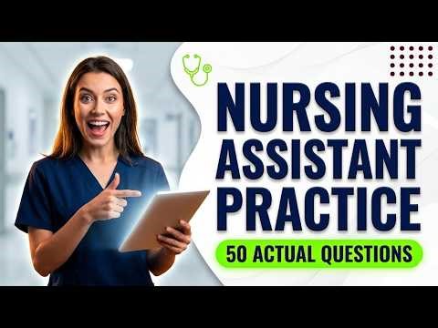 2026 Nursing Assistant Exam Practice Test Master the Written Exam with our Easy Print PDF