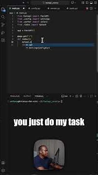 Here's how to get Celery working in your FastAPI app