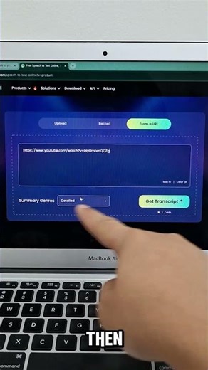 RecCloud Link to Text - Speech to Text