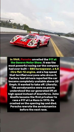 Porsche Built an Engine So Dangerous Their Own Drivers Refused to Race It