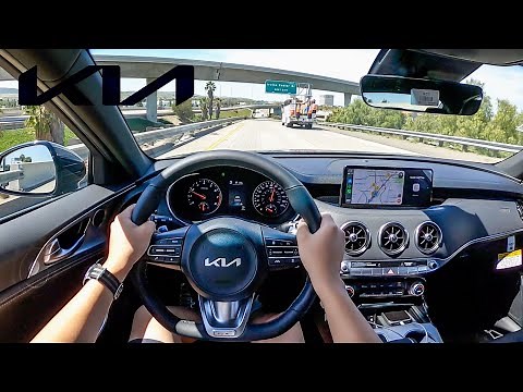 The New 2022 KIA Stinger GT1 POV Test Drive