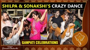 3.2M views · 176K reactions | Dance and singing are the pivotal part of the Ganesh Chaturthi celebration and what could be more interesting when Bollywood stars get involved in it. Watch Sonakshi Sinha, Shilpa Shetty dancing their heart out. | Bollywood Now | Facebook