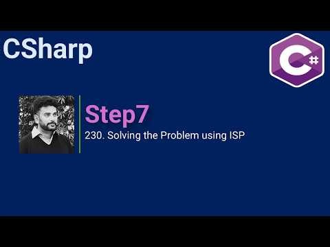230. Solving the Problem using ISP
