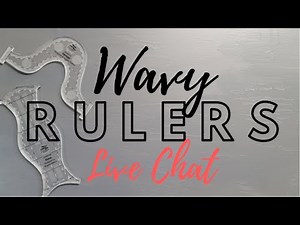 Live Chat with Angela Walters! Tips for Machine Quilting with Wavy Rulers