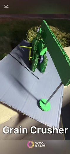 Grade 8 Grain Crusher✔️#graincrusher #technology #schoolproject #skilfullymade