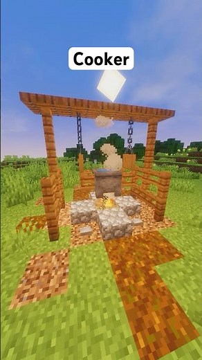 Cooker Tutorial in Minecraft #shorts
