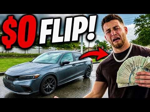 Honda Civic Flip! (LOST MY PROFIT ON A COIN FLIP)