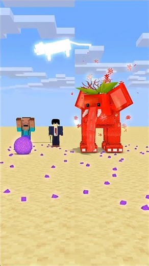 Help Herobrine Power Up And Destroy The Bedrock 💥 – KPOP Demon Hunters #shorts #anime #friendship