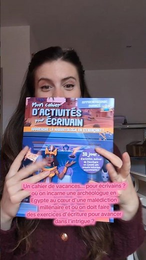 Mon cahier d'activités pour écrivain 😍 Disponible dès maintenant ici : https://amzn.to/4e9LO2H