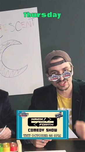 🚨 Mobile, you better not say that there’s nothing to do this weekend! THU: Hack & Forth Comedy Show FRI: _____ 😔 SAT: Hocus Pocus (12pm) Steve Byrne (7pm) SUN: Howl’s Moving Castle All at Crescent Theater. All vibes, all weekend. 🌙✨ | Comedy Mobile