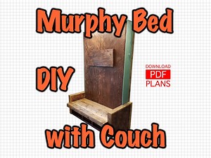 Murphy Bed With Couch DIY Plans | Affordable and Simple Without Expensive Hardware - Etsy