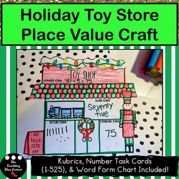 Christmas Math Place Value Craft