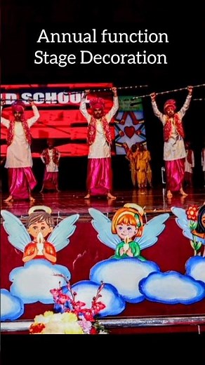Annual Function Stage Decoration Ideas. #diy #school #annualdayfunction