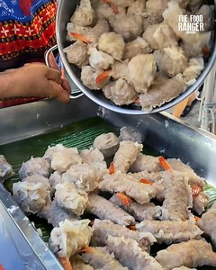 Making the biggest shrimp dumplings on the street in Bangkok! | The Food Ranger