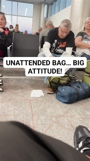 ✈️😳 Quick airport chaos! A woman leaves her bag unattended, a couple tries to warn her, and she snaps back telling them to “mind your business.” All that in just a few seconds — but who was actually in the wrong here? 👀 Drop your thoughts below ⬇️ #AirportDrama #TravelTips #PublicBehavior #ViralMoment #reels #viral #funny | Travel Finance Posts & Discussions