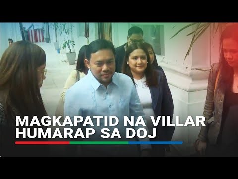 Magkapatid na Mark at Camille Villar humarap sa DOJ para sumagot sa reklamo ng SEC | ABS-CBN News